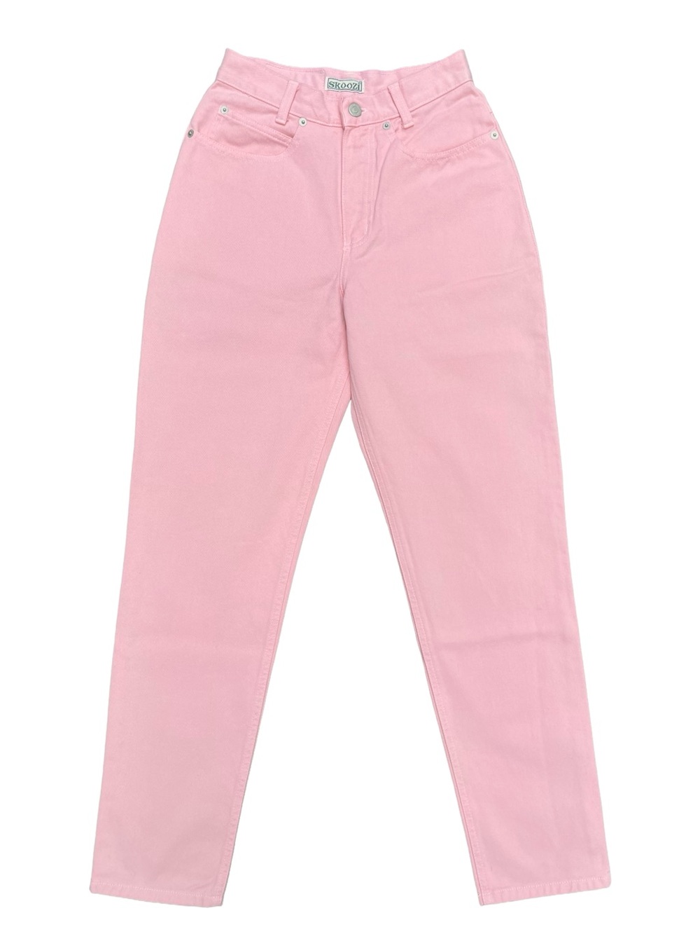 Vintage 90s Pink High Rise Mom Jeans 25”